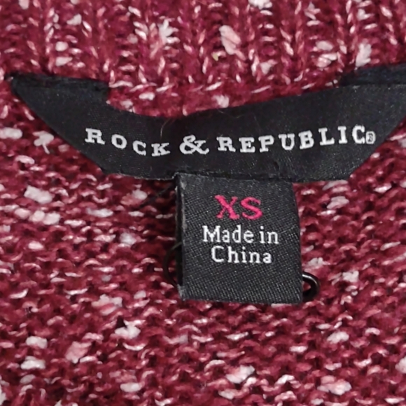 Rock & Republic laced sleeve sweater - Picture 4 of 5